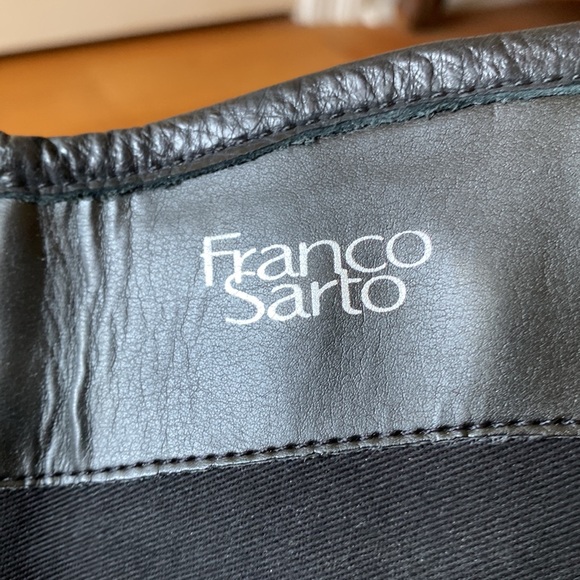 Franco Sarto Kemper Knee High Black Leather Boots, Size 7.5 - Picture 8 of 16